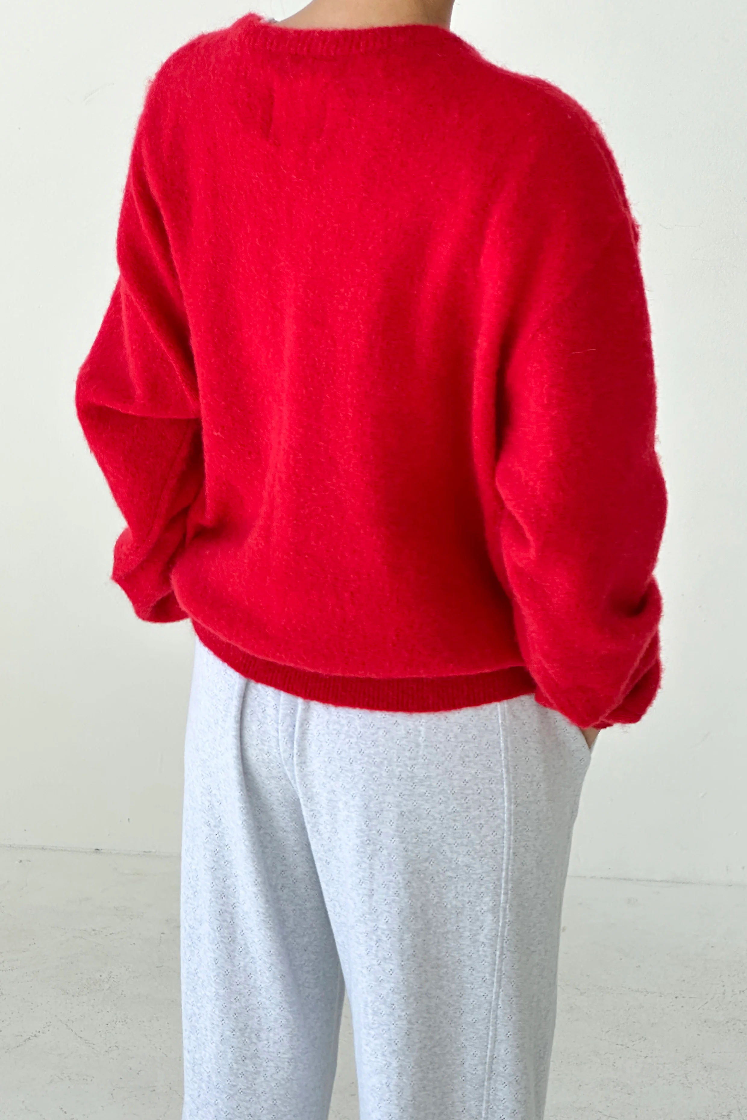 James Mohair Sweater - Red - Image 4