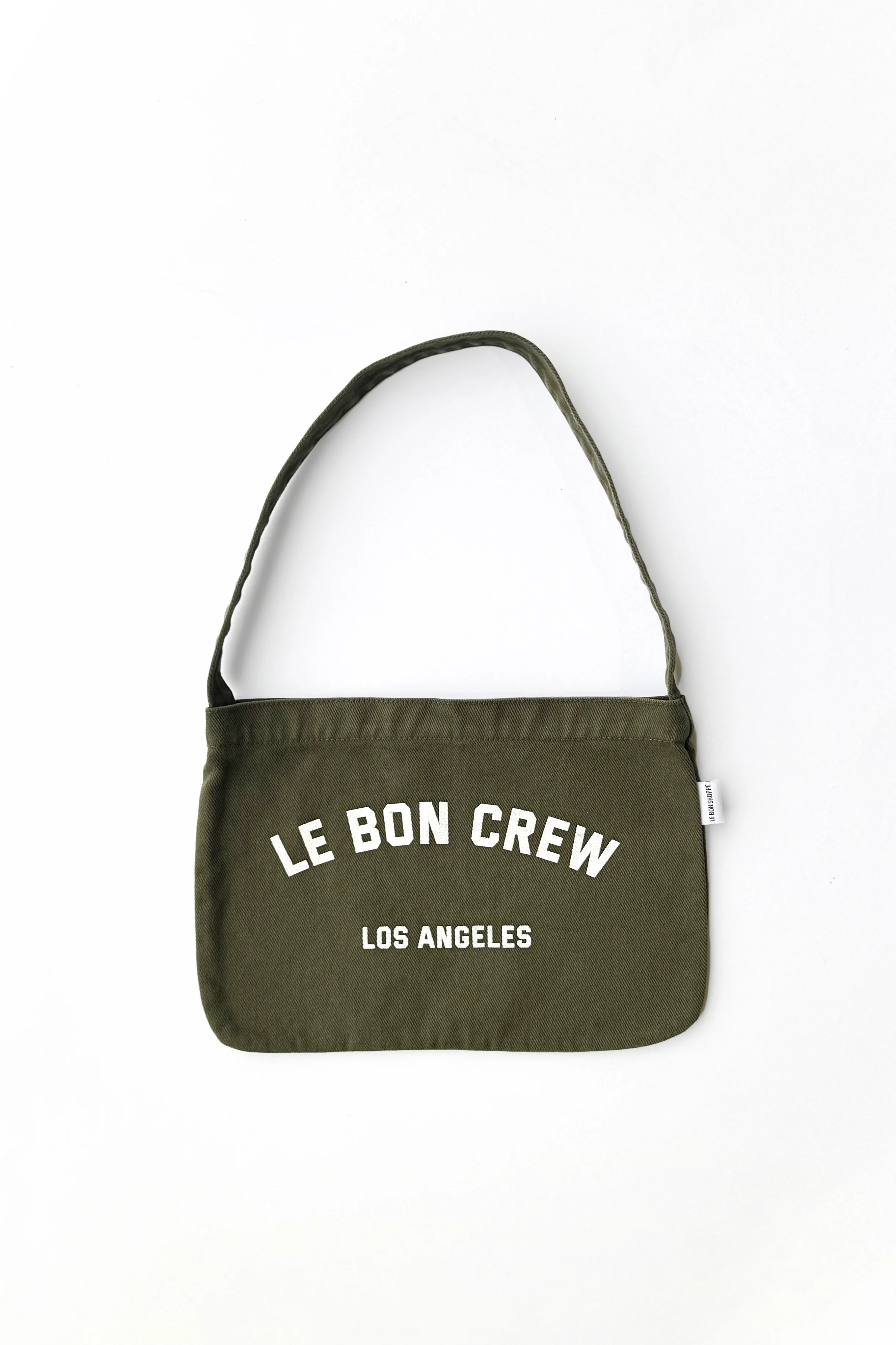 Petite Happy Carry Bag - Olive + White - Image 3