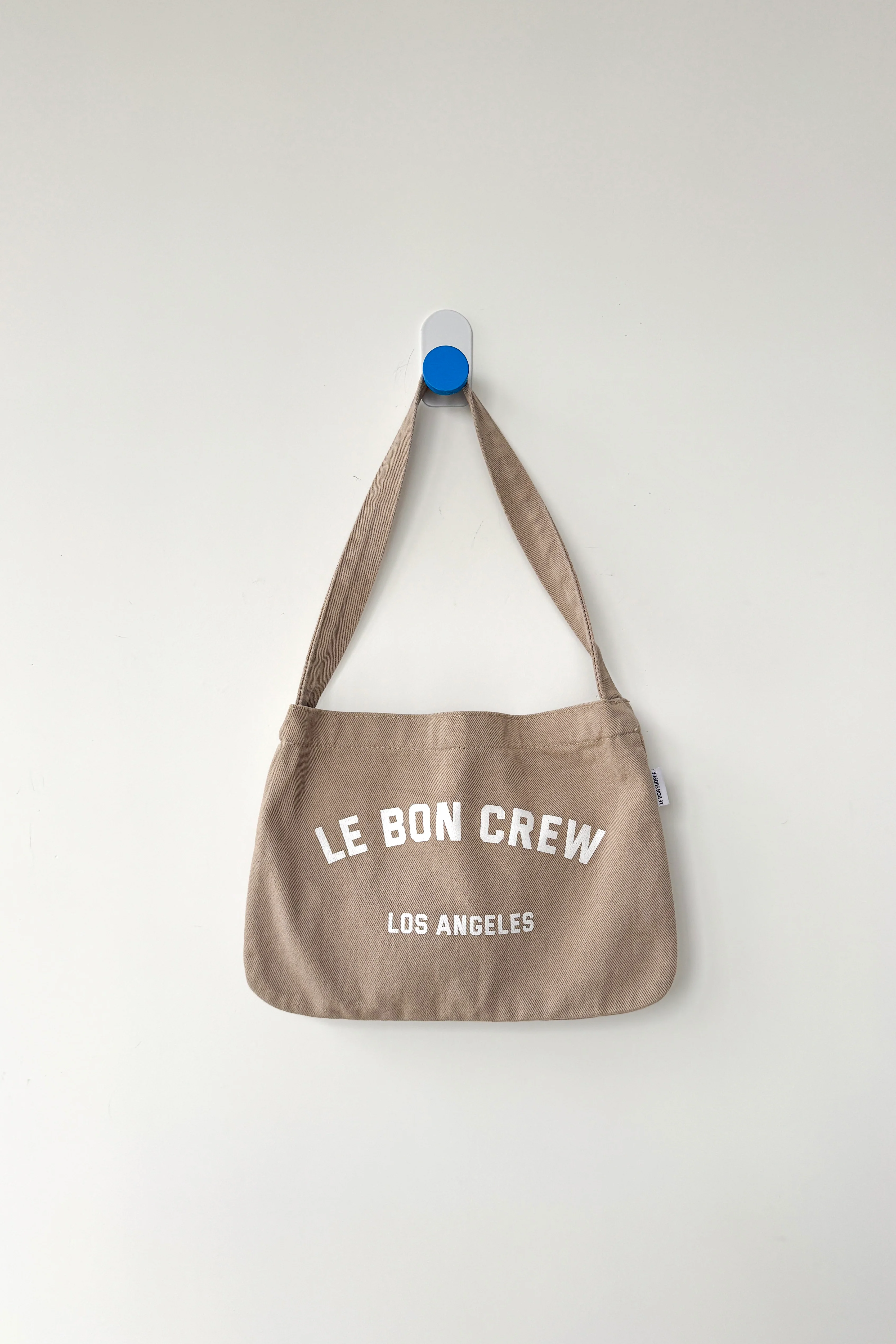 Petite Happy Carry Bag - Taupe + White - Image 4
