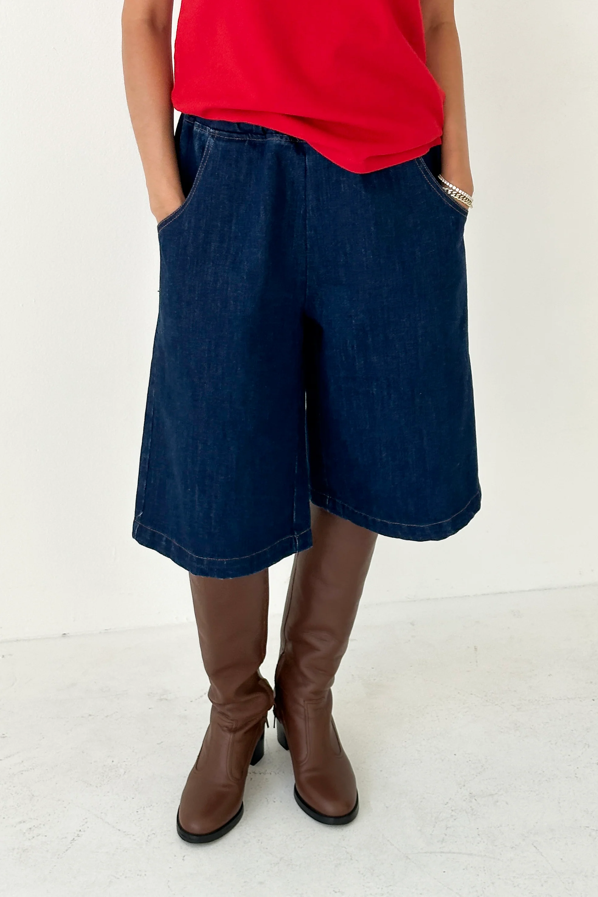 Liam Bermuda Shorts - RAW DENIM - Image 3