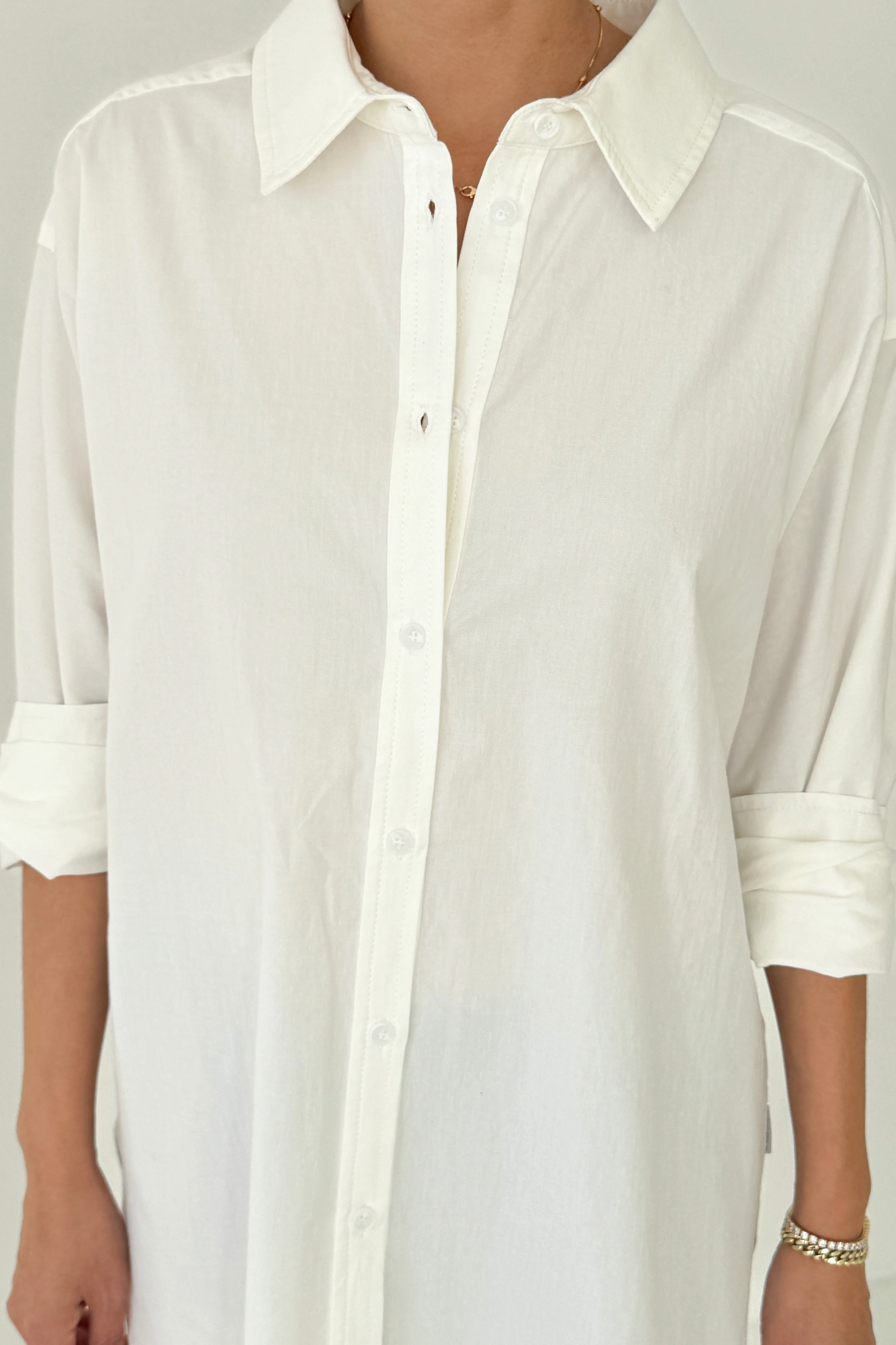 Light Weight Owen Shirt - White - Image 4
