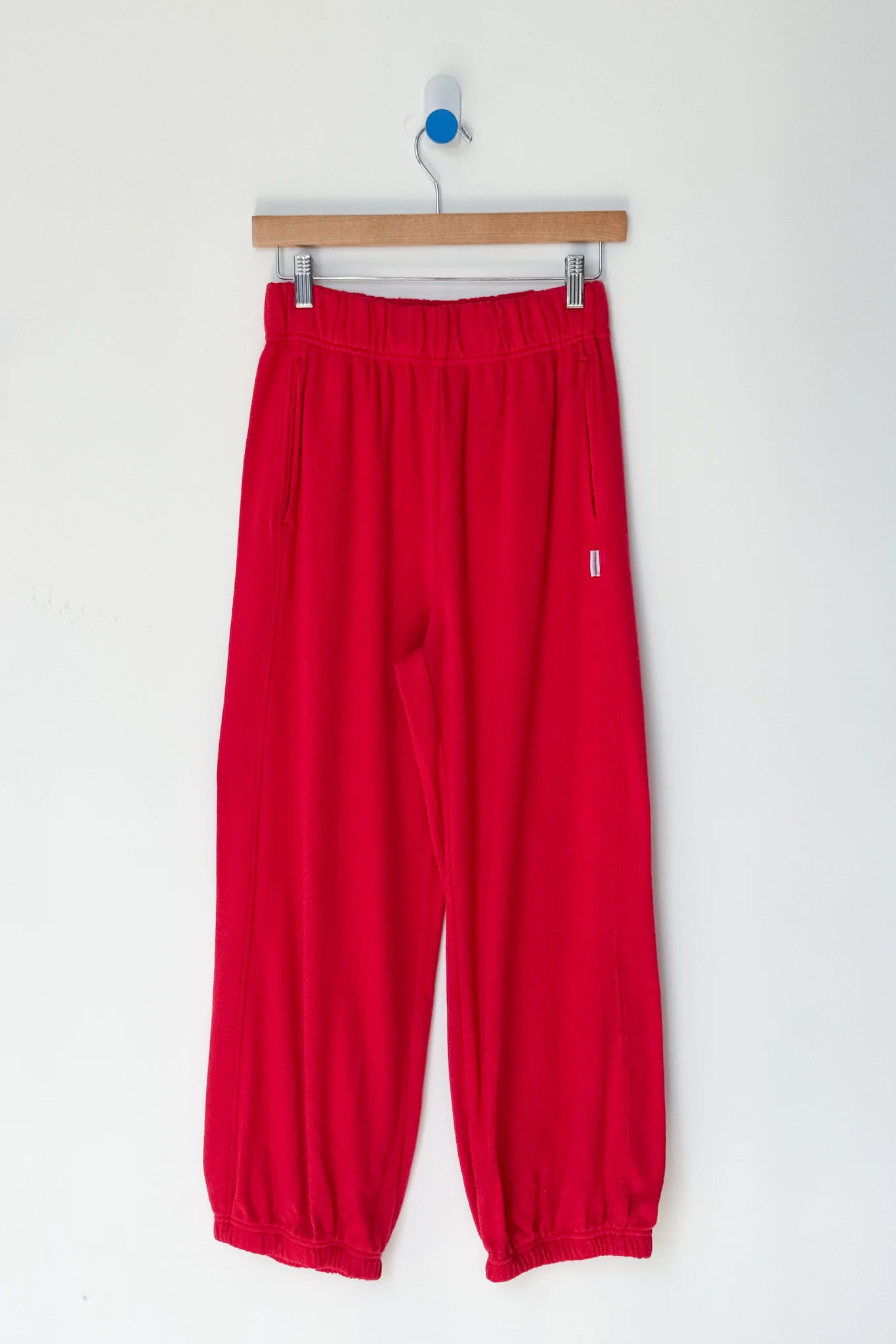 Pointelle Balloon Pants - Red Apple - Image 4