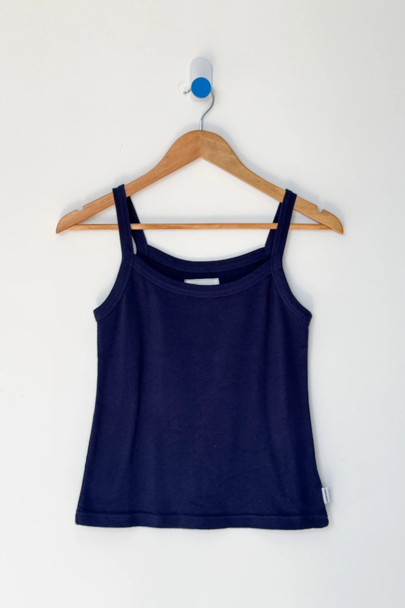 Pointelle Eve Cami- Navy - Image 5