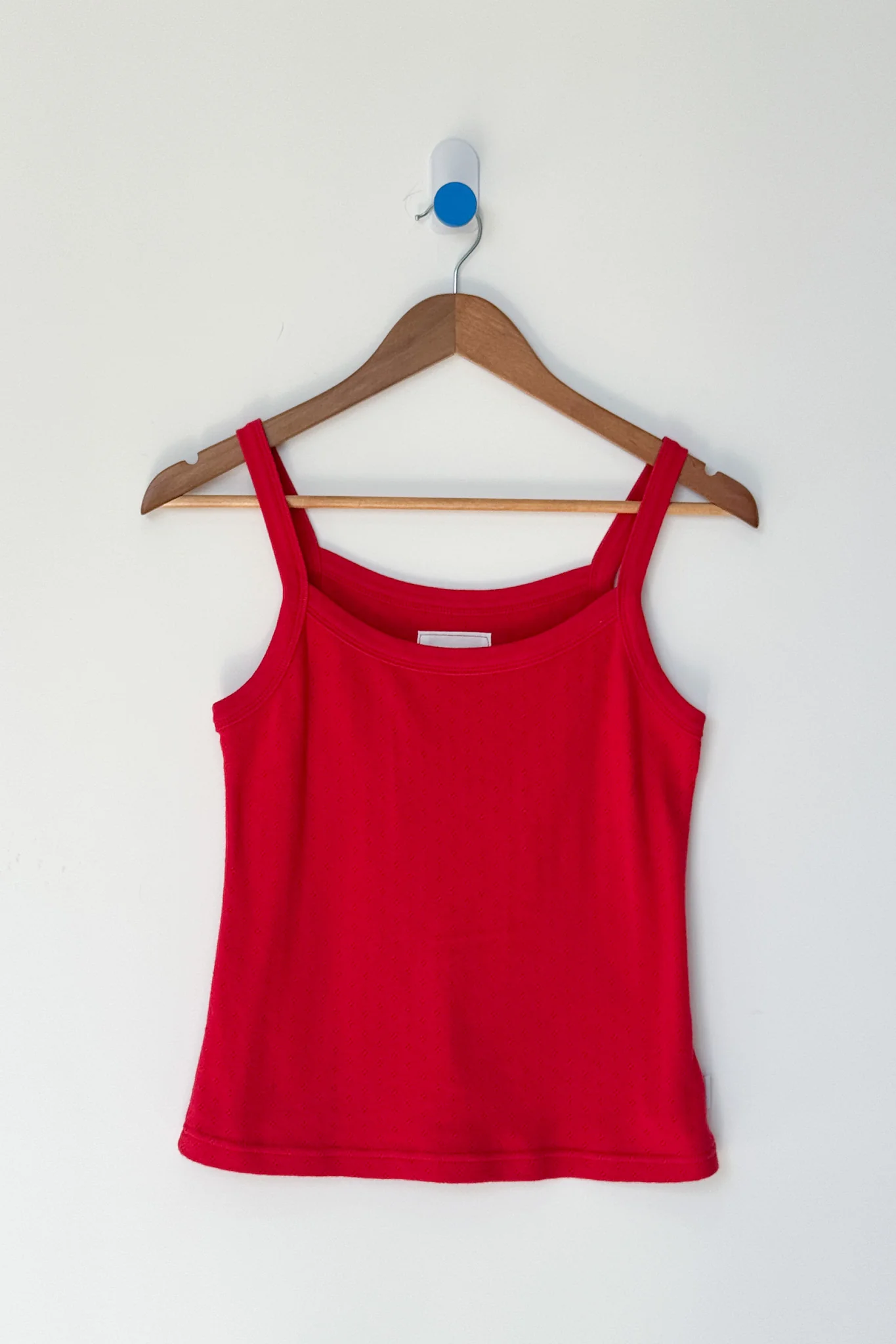 Pointelle Eve Cami- Red Apple - Image 4