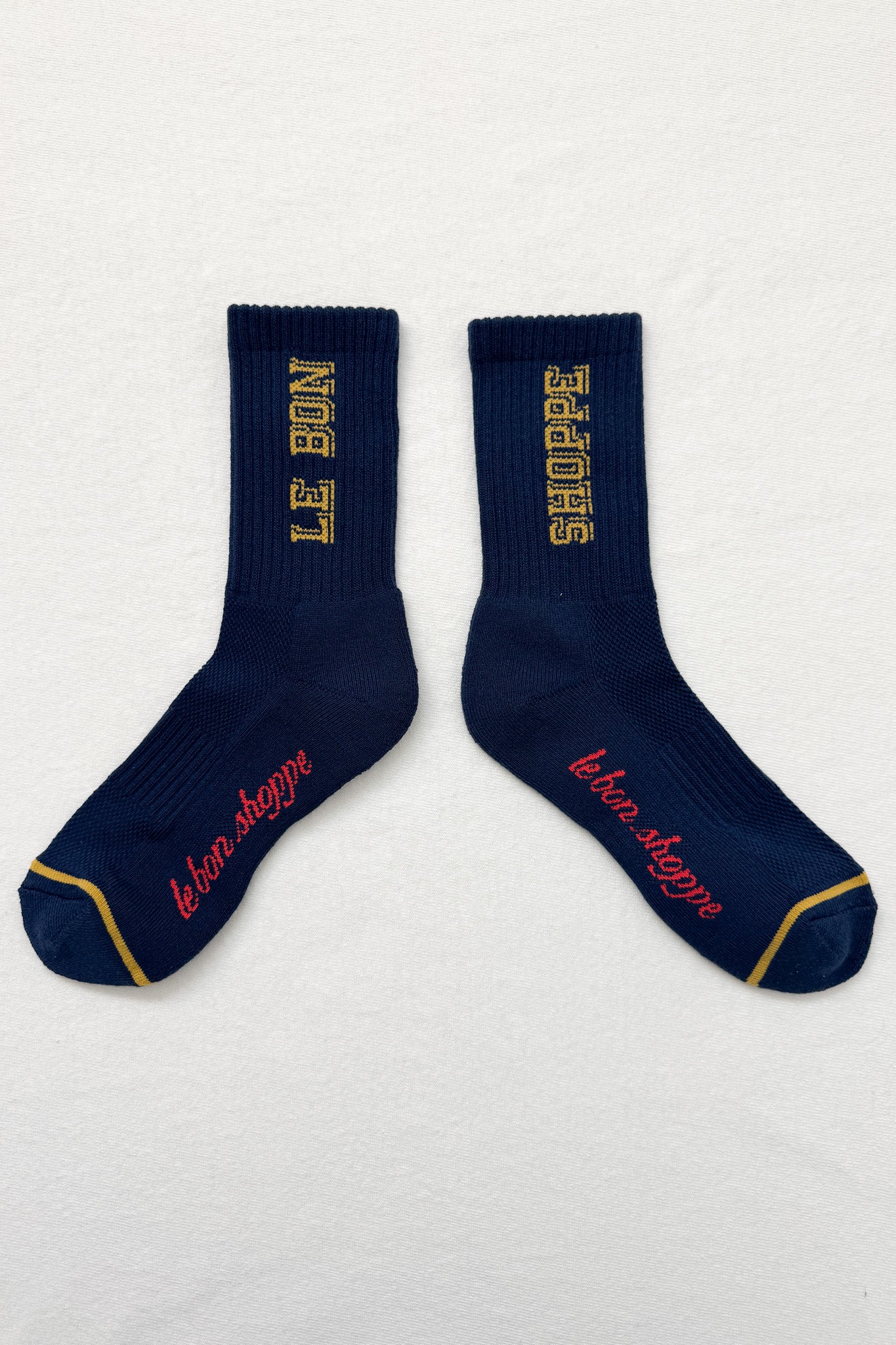 Preppy Socks - Navy/Gold - Image 3