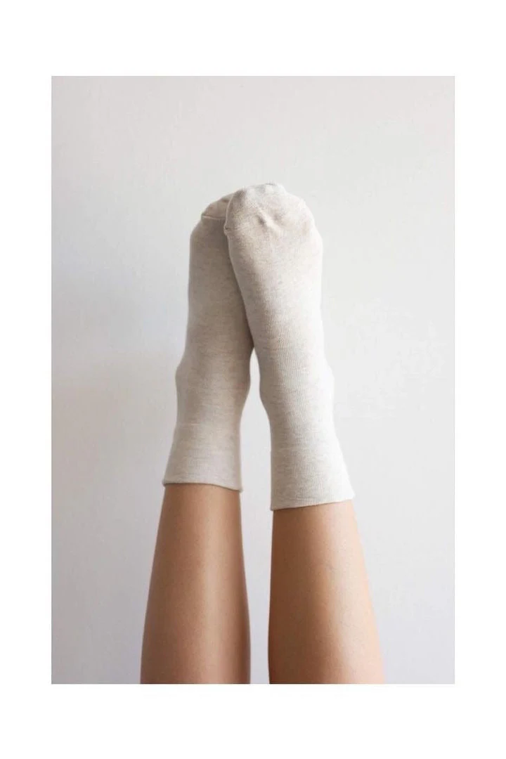 Sneaker Socks - Oatmeal - Image 4