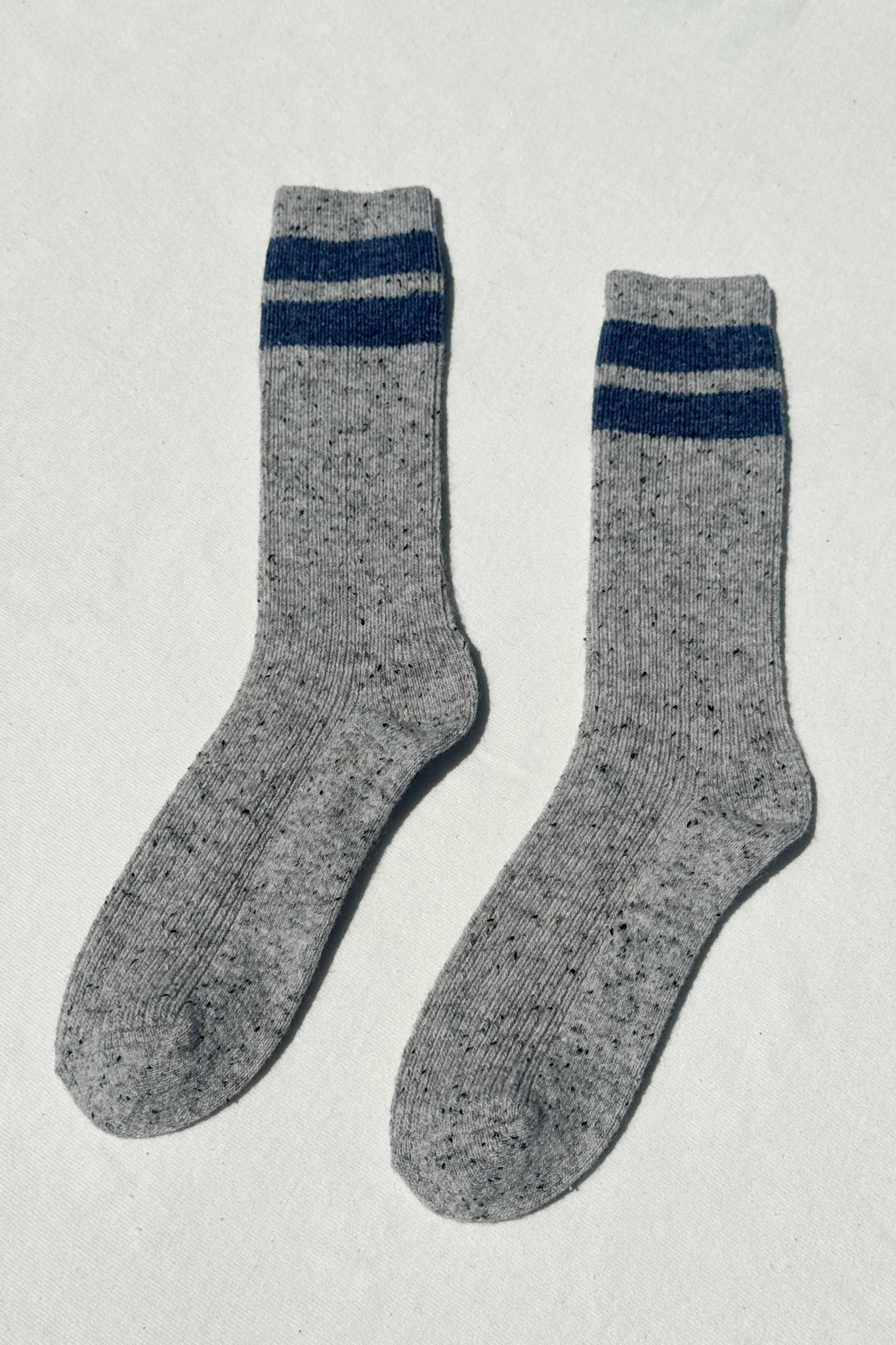 Snow Varsity Socks - Grey / Blue - Image 4