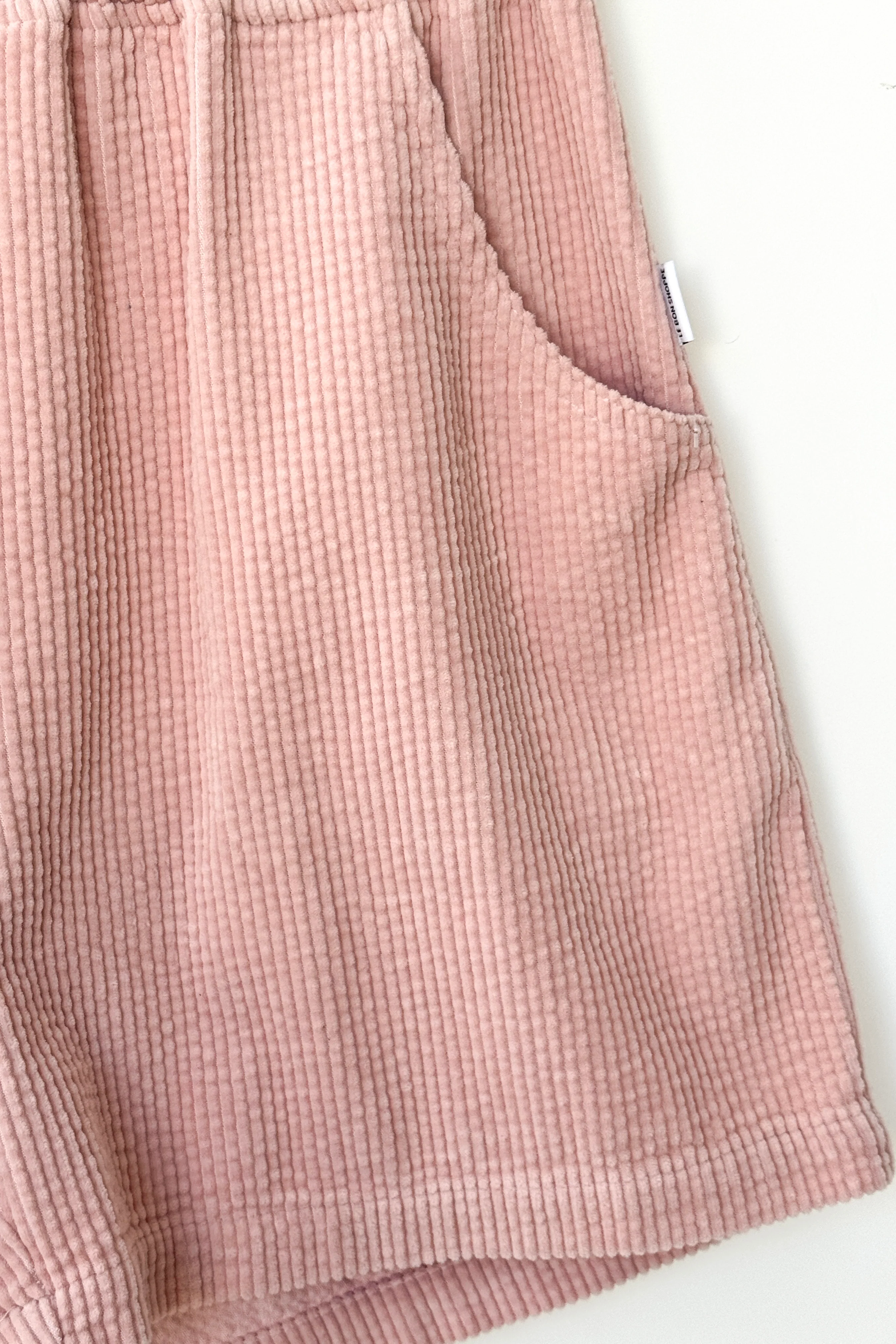 Soft Corduroy City Shorts - Baby Pink - Image 4