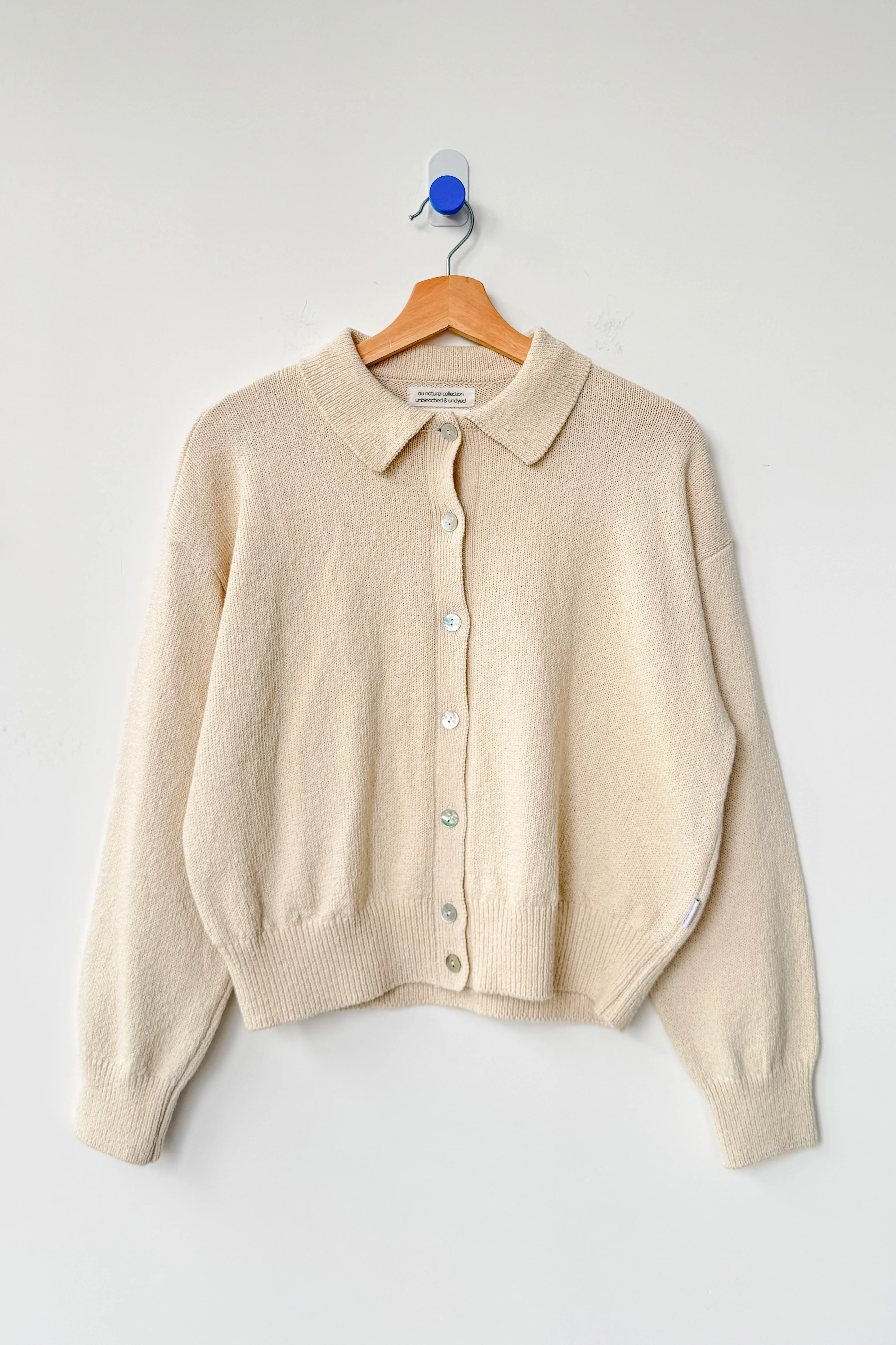 The Club Cardigan - Naturel - Image 4