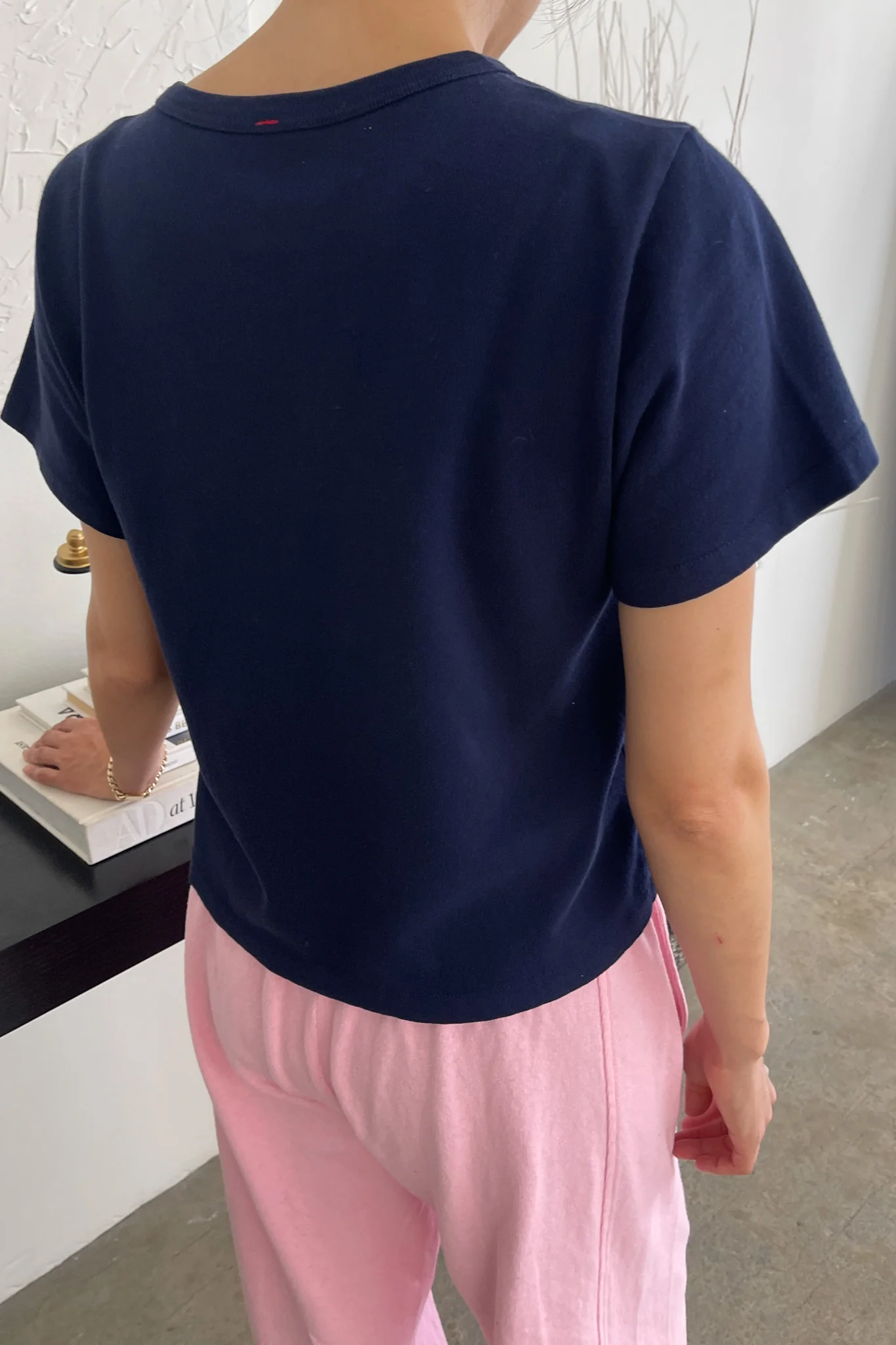The Little Boy Tee - Navy - Image 4