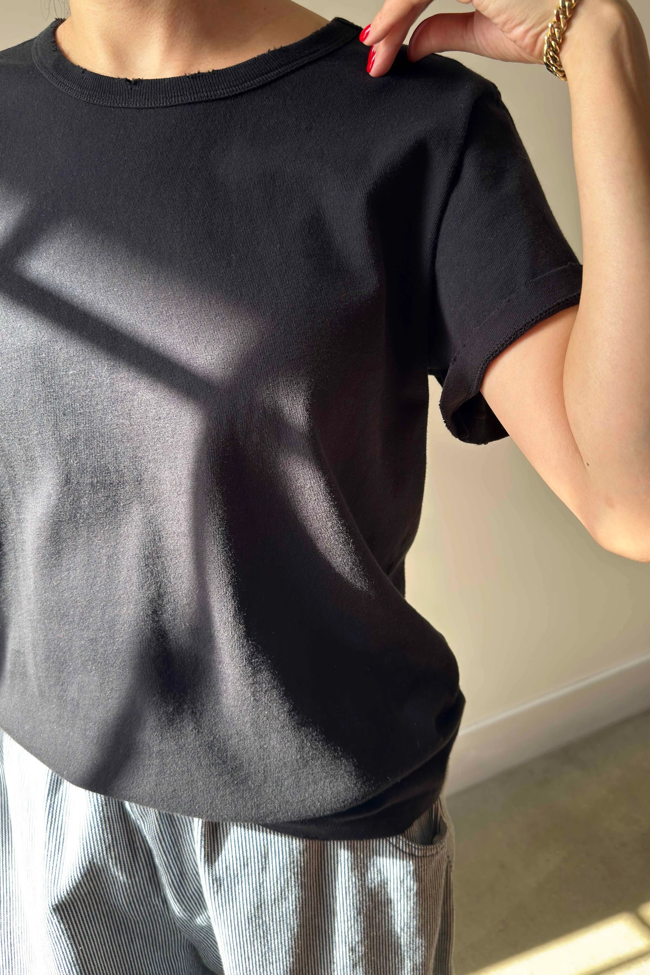 Vintage Boy Tee (Organic Cotton) - True Black - Image 3