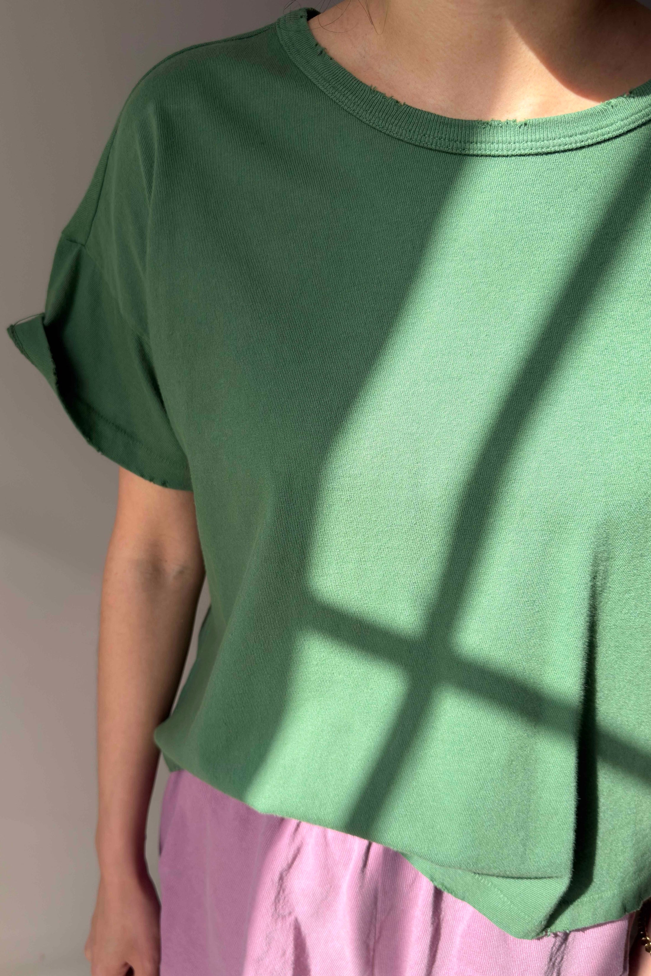 Vintage Fille Tee - Avocado - Image 3
