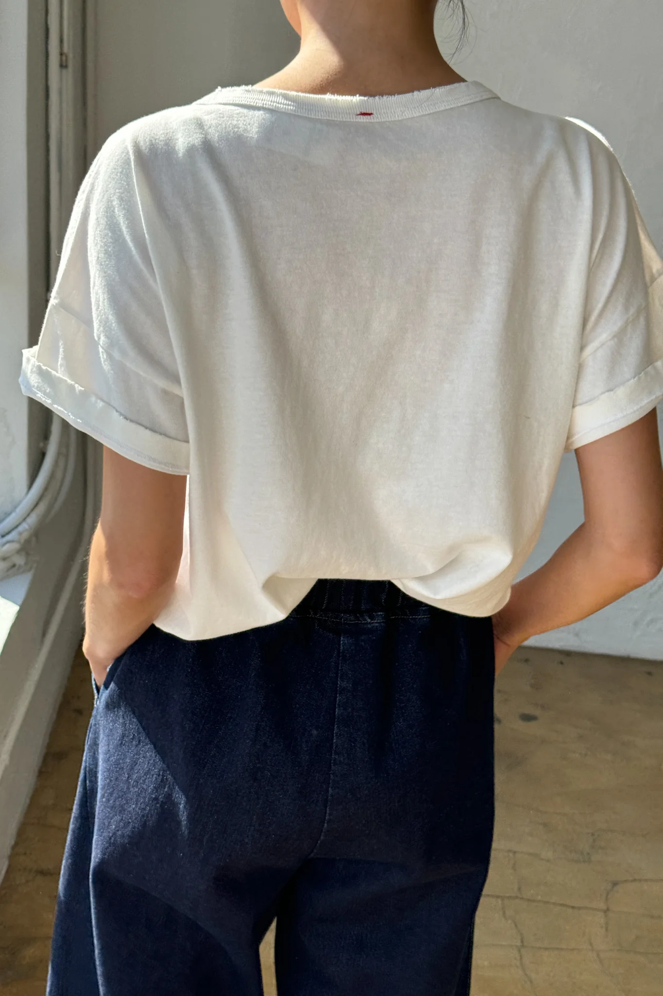Vintage Fille Tee - Clean White - Image 3