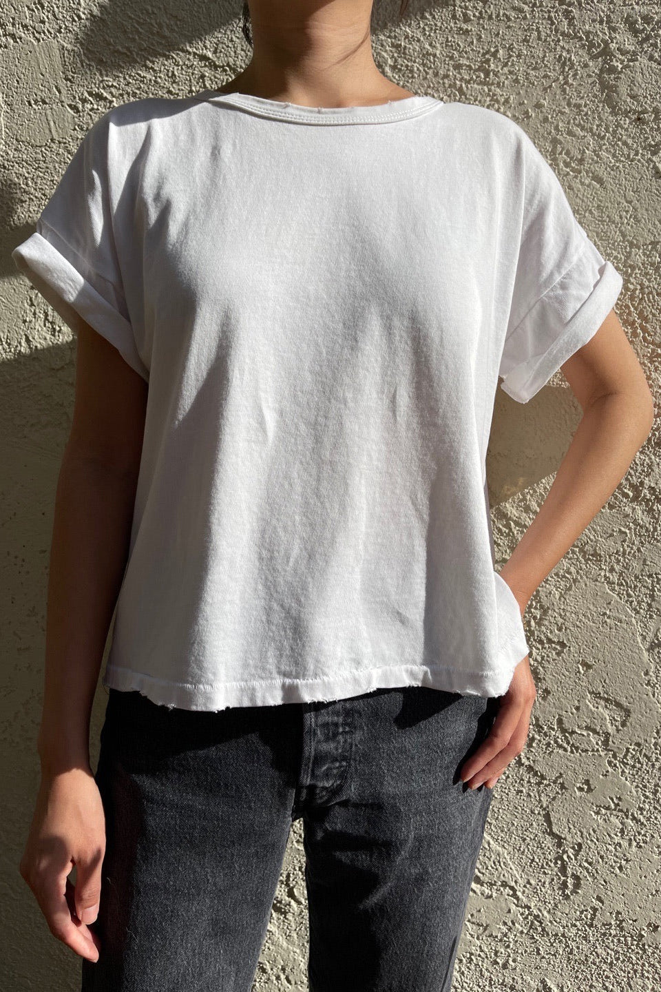 Vintage Fille Tee - Clean White - Image 4
