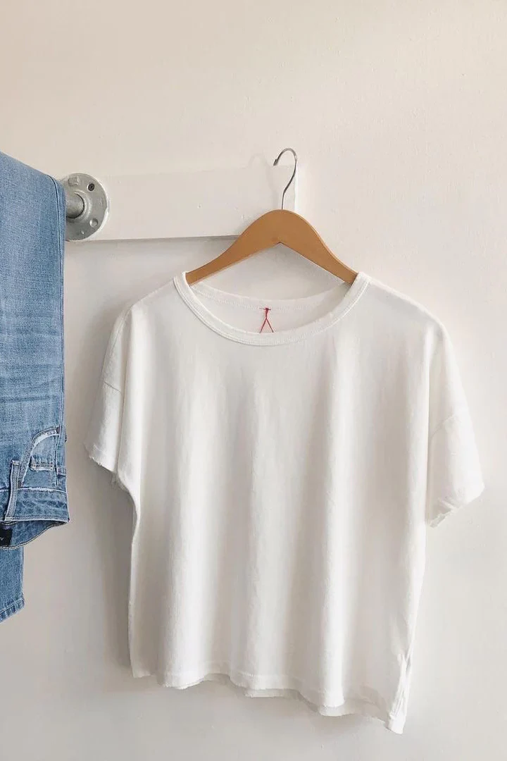 Vintage Fille Tee - Clean White - Image 5