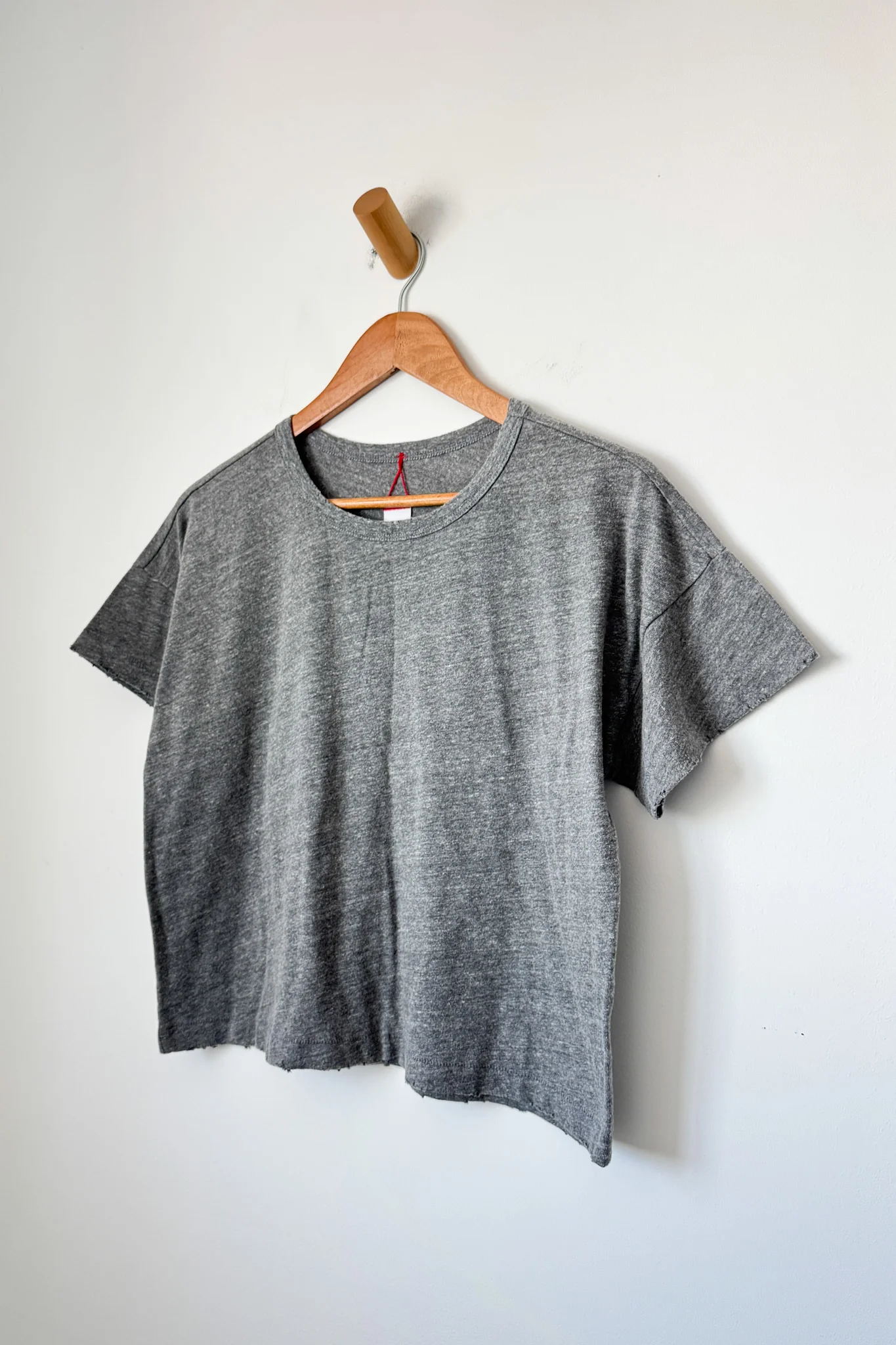 Vintage Fille Tee - Ht.Grey - Image 3