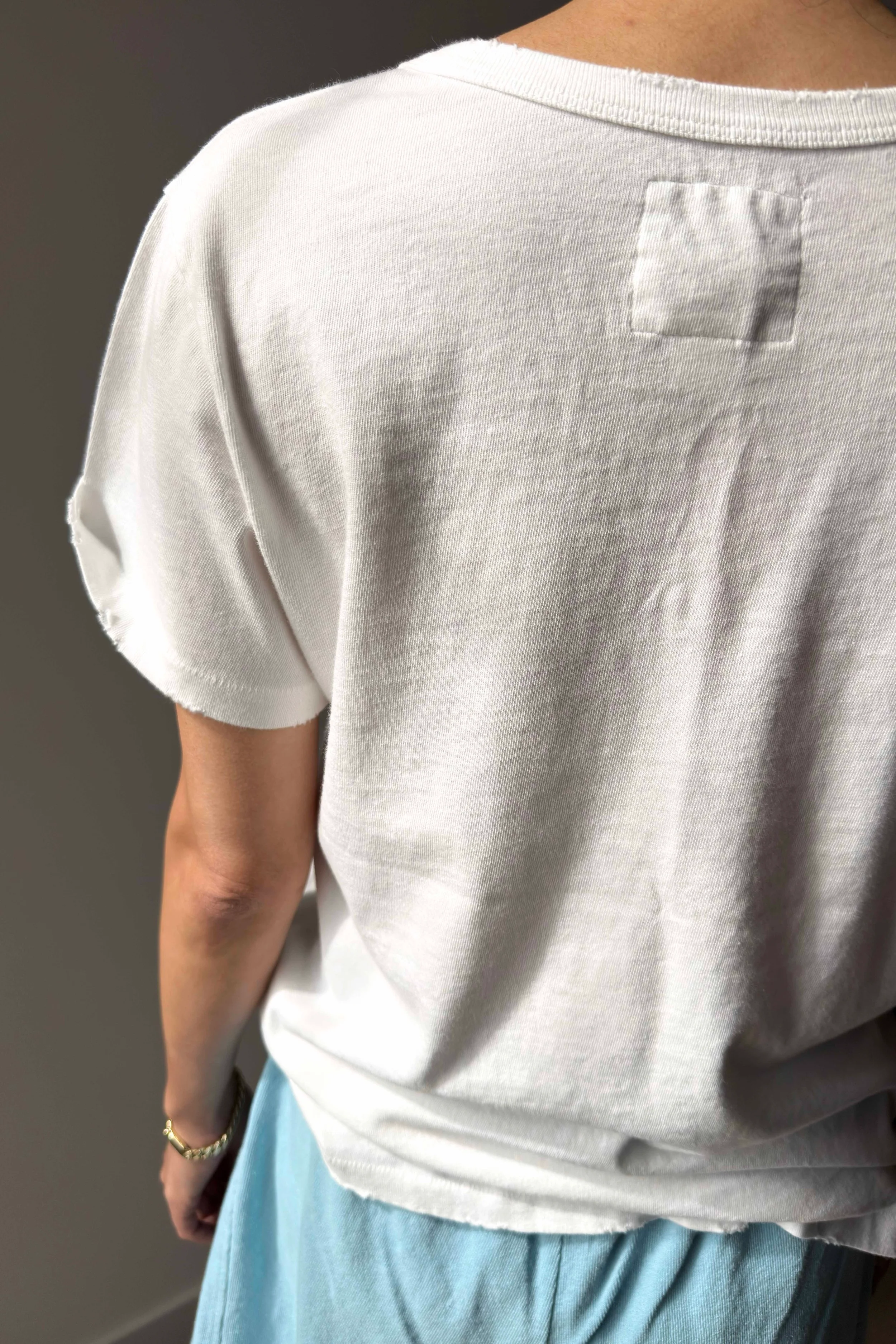 Vintage La Vie Tee (Organic Cotton) - Vintage White - Image 4