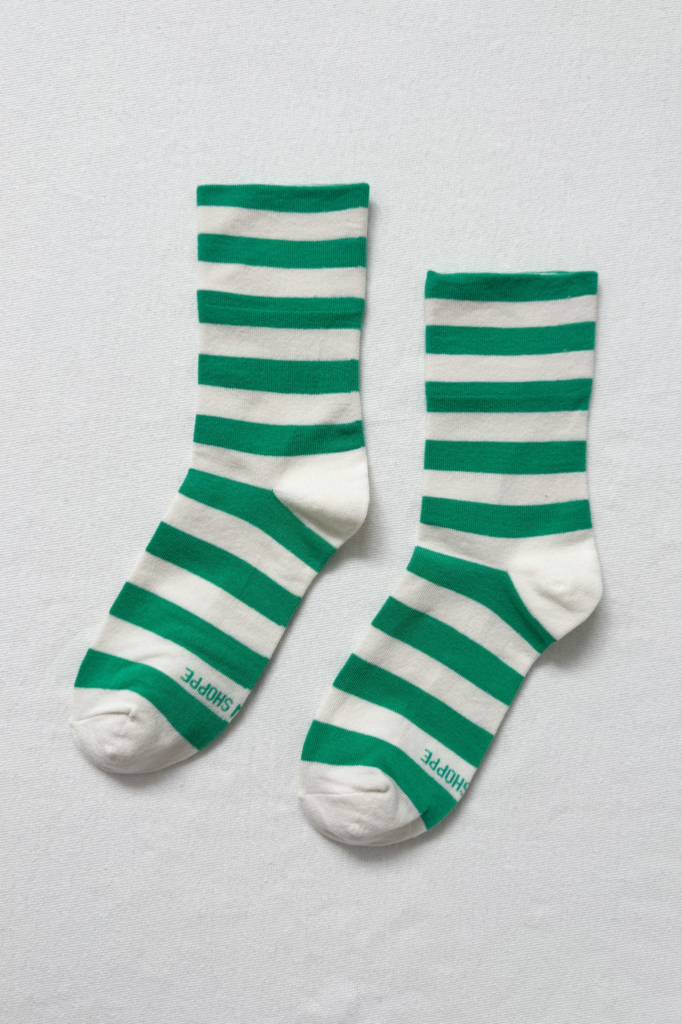 Wide Wally Socks - Wide / Green Stripe - Image 4
