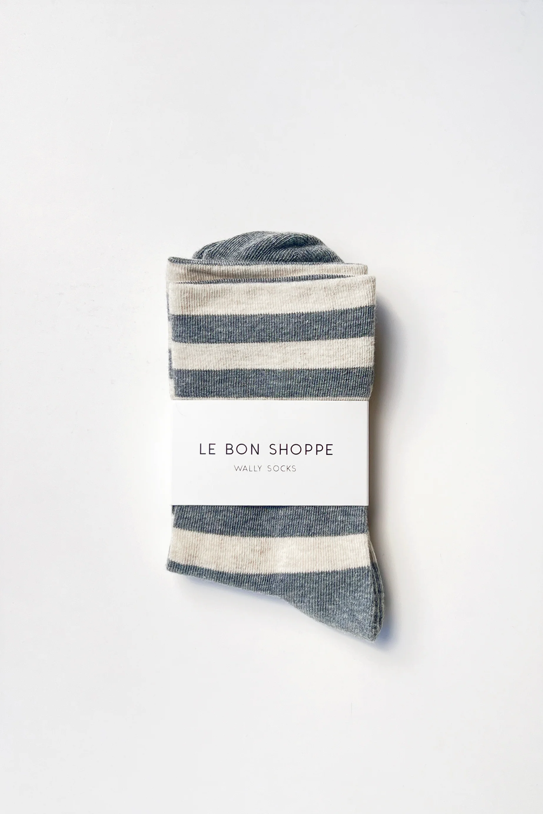 Wide Wally Socks - Wide / Grey Stripe - Image 4