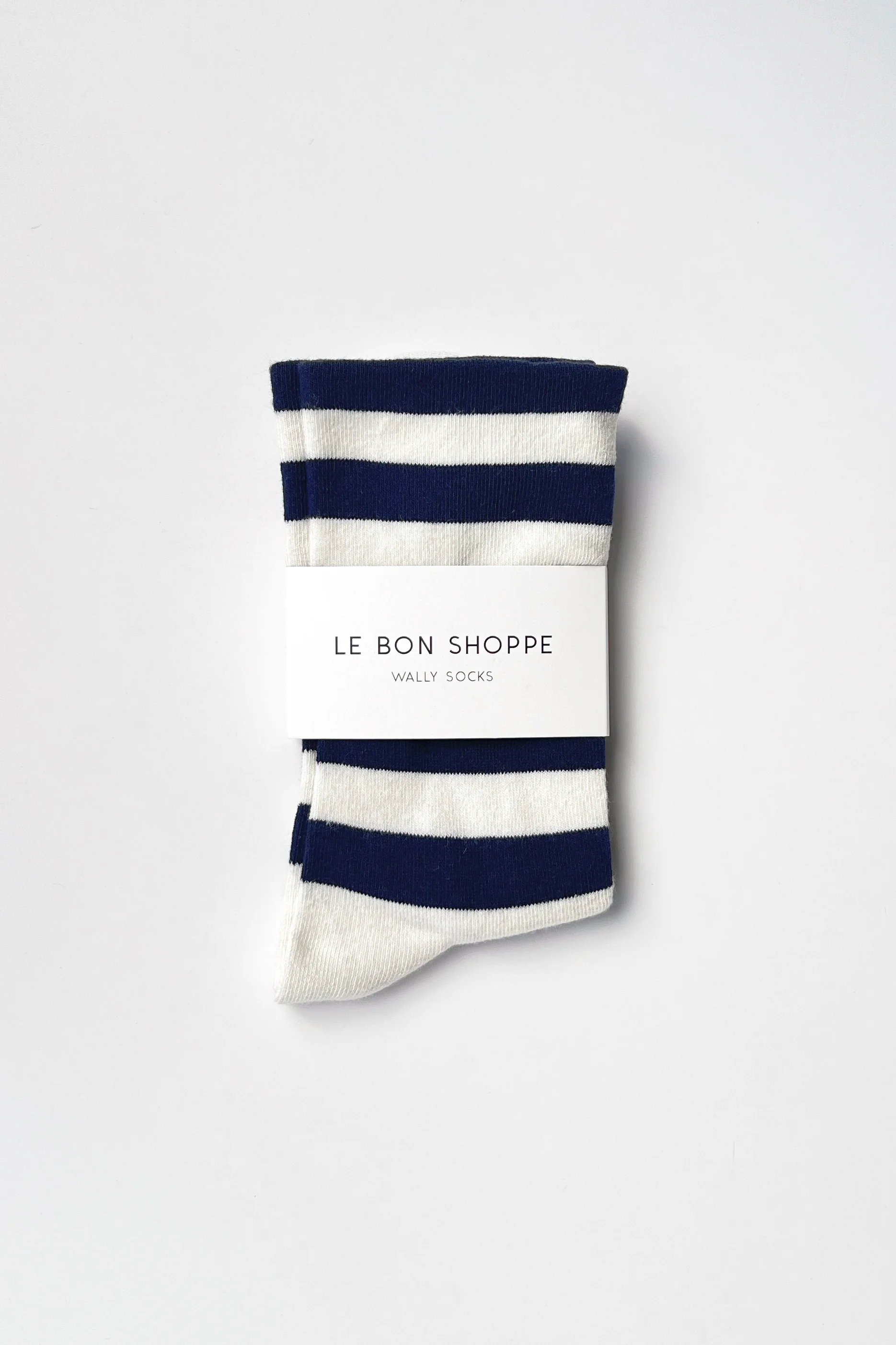 Wide Wally Socks - Wide / Navy Stripe - Image 3