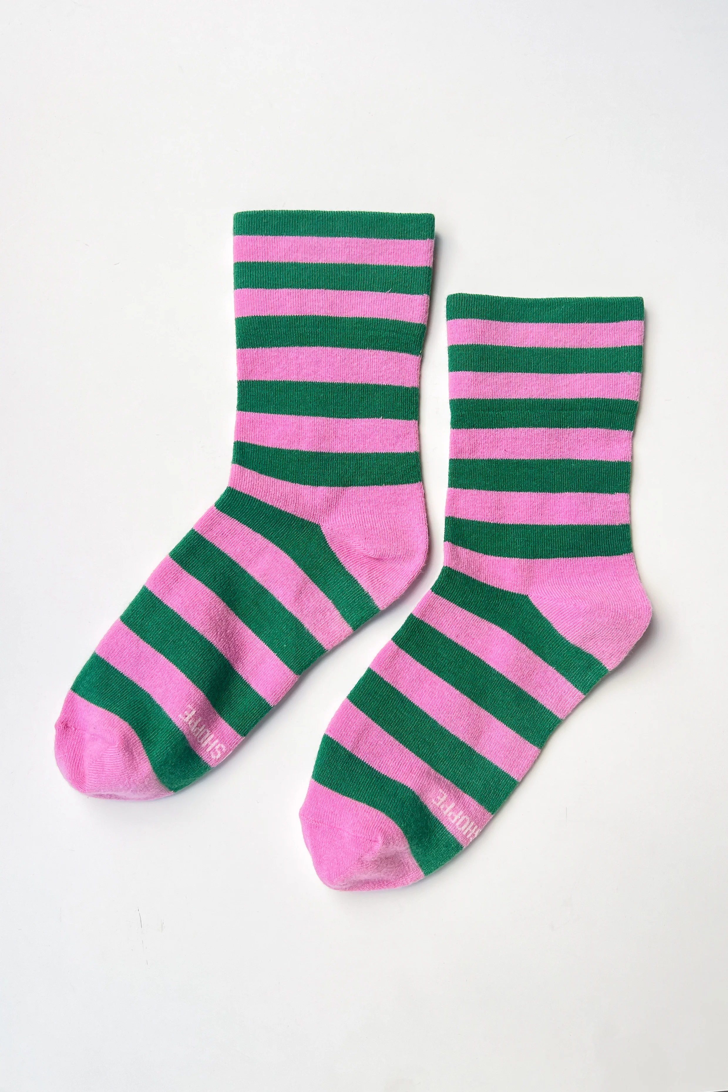 Wide Wally Socks - Wide / Pink Green - Image 5