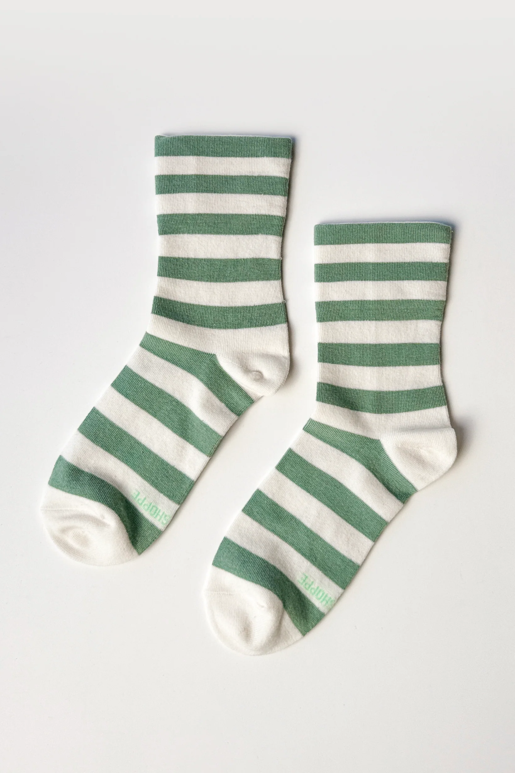 Wide Wally Socks - Wide / Matcha Stripe - Image 5