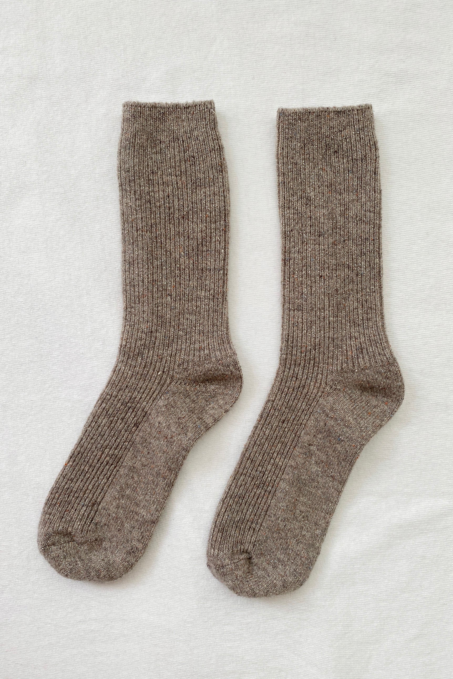 Winter Sparkle Socks - Nutmeg - Image 6