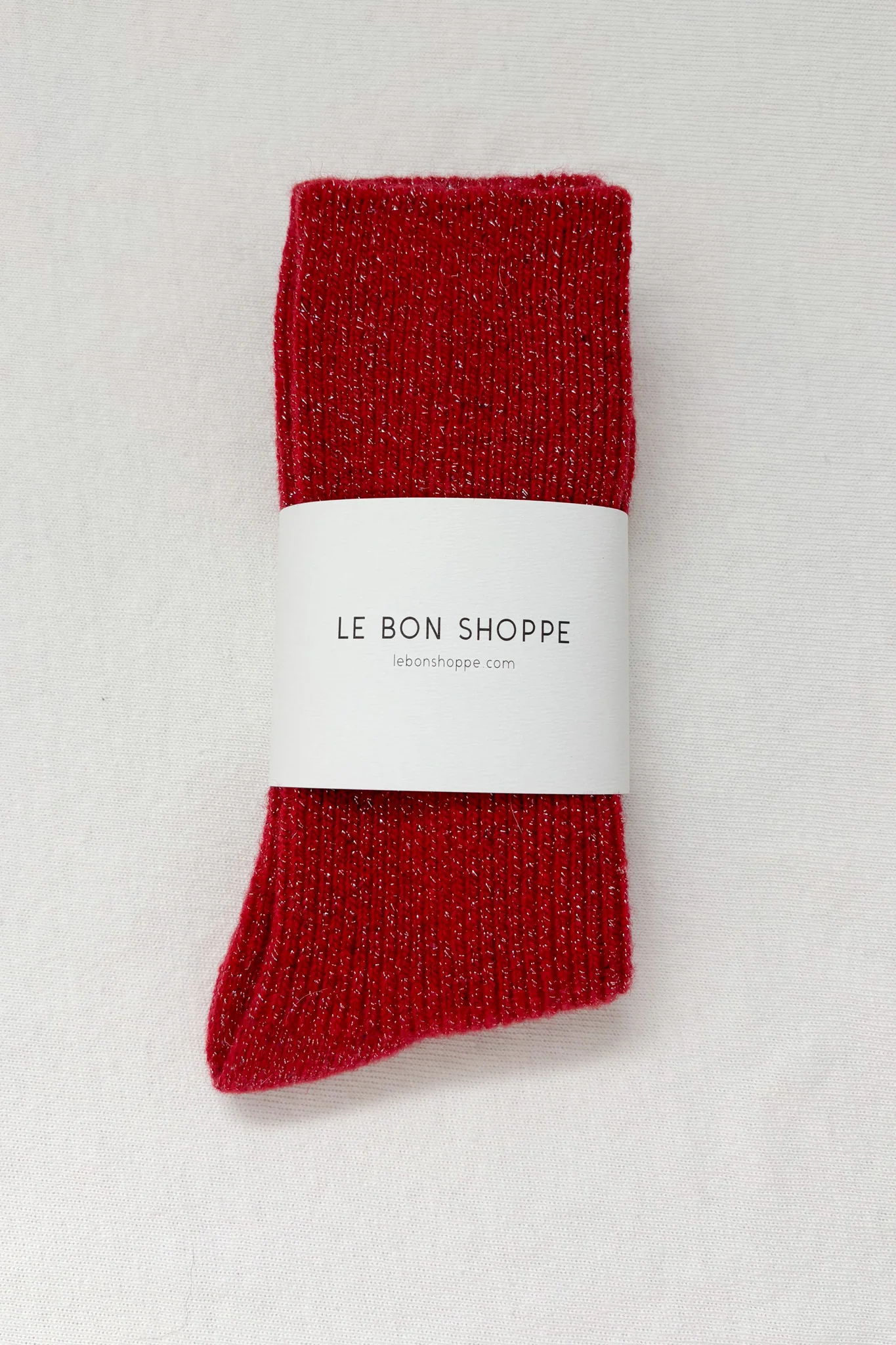 Winter Sparkle Socks - Poinsettia - Image 3