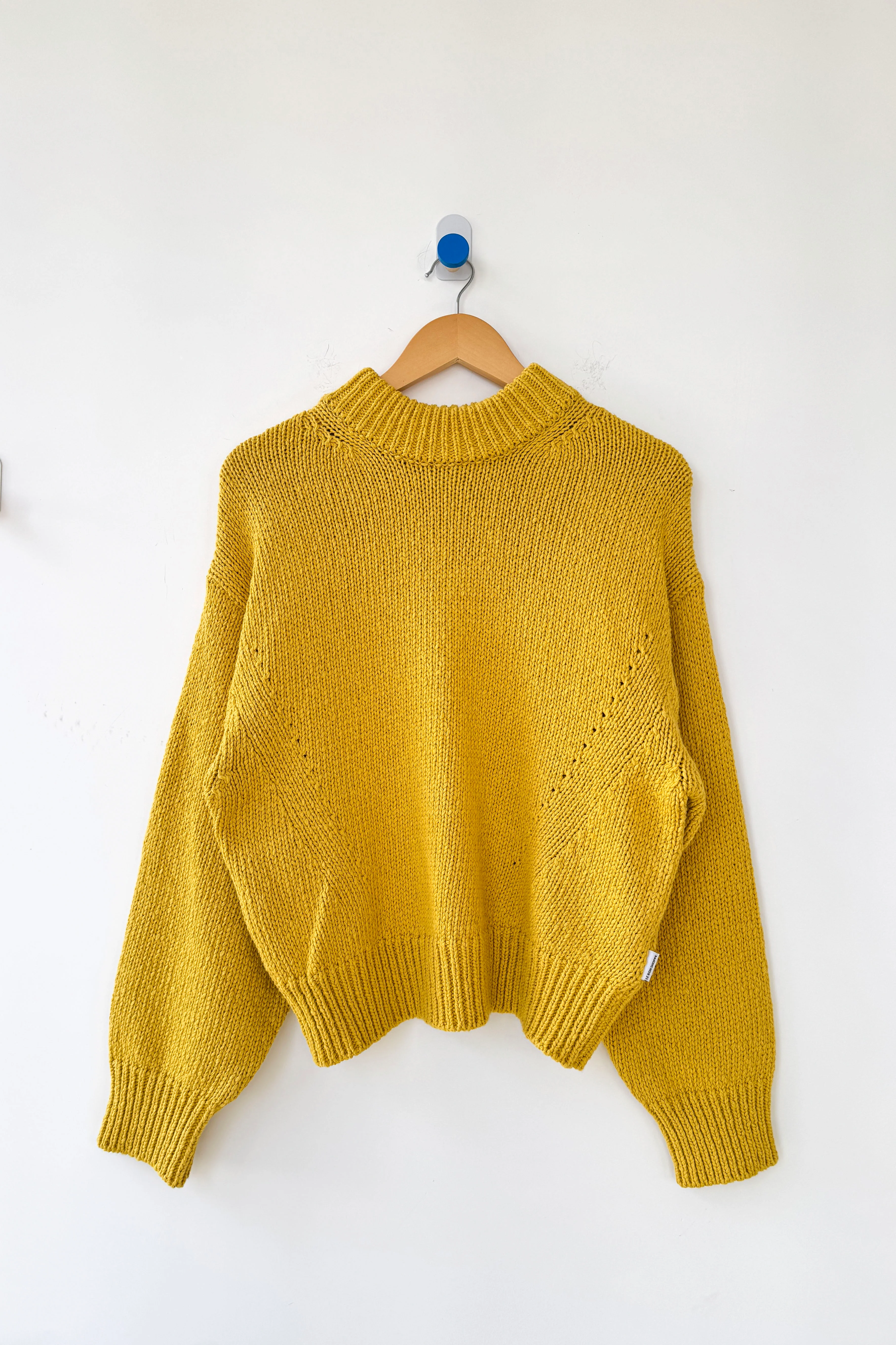 Zoe Cotton Sweater - Honey - Image 6